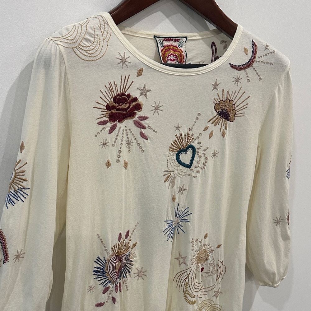 Victoria Puff Sleeve Tee by Johnny Was - Picture 5 of 10